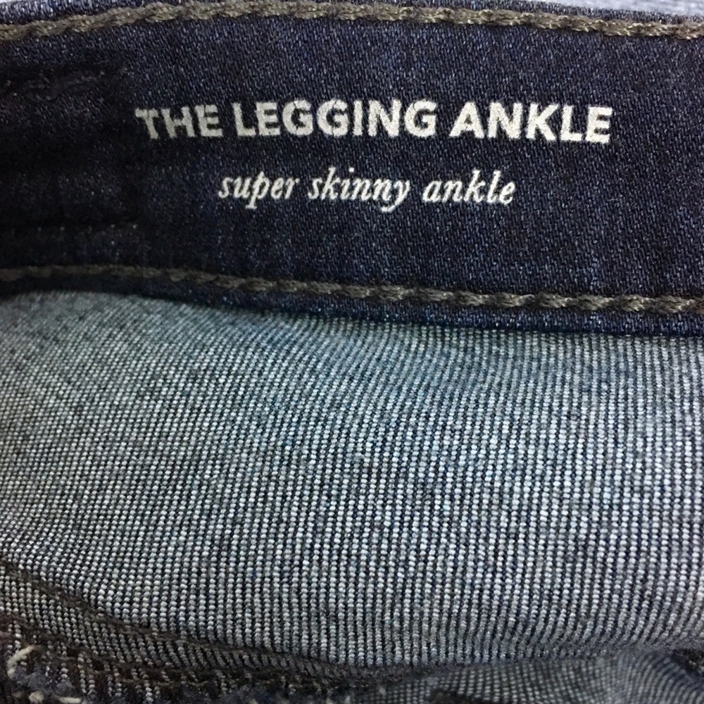 AG Adriano Goldschmied Jeans Legging Ankle Super Skinny Dark Stretch Denim 25R - Picture 7 of 11